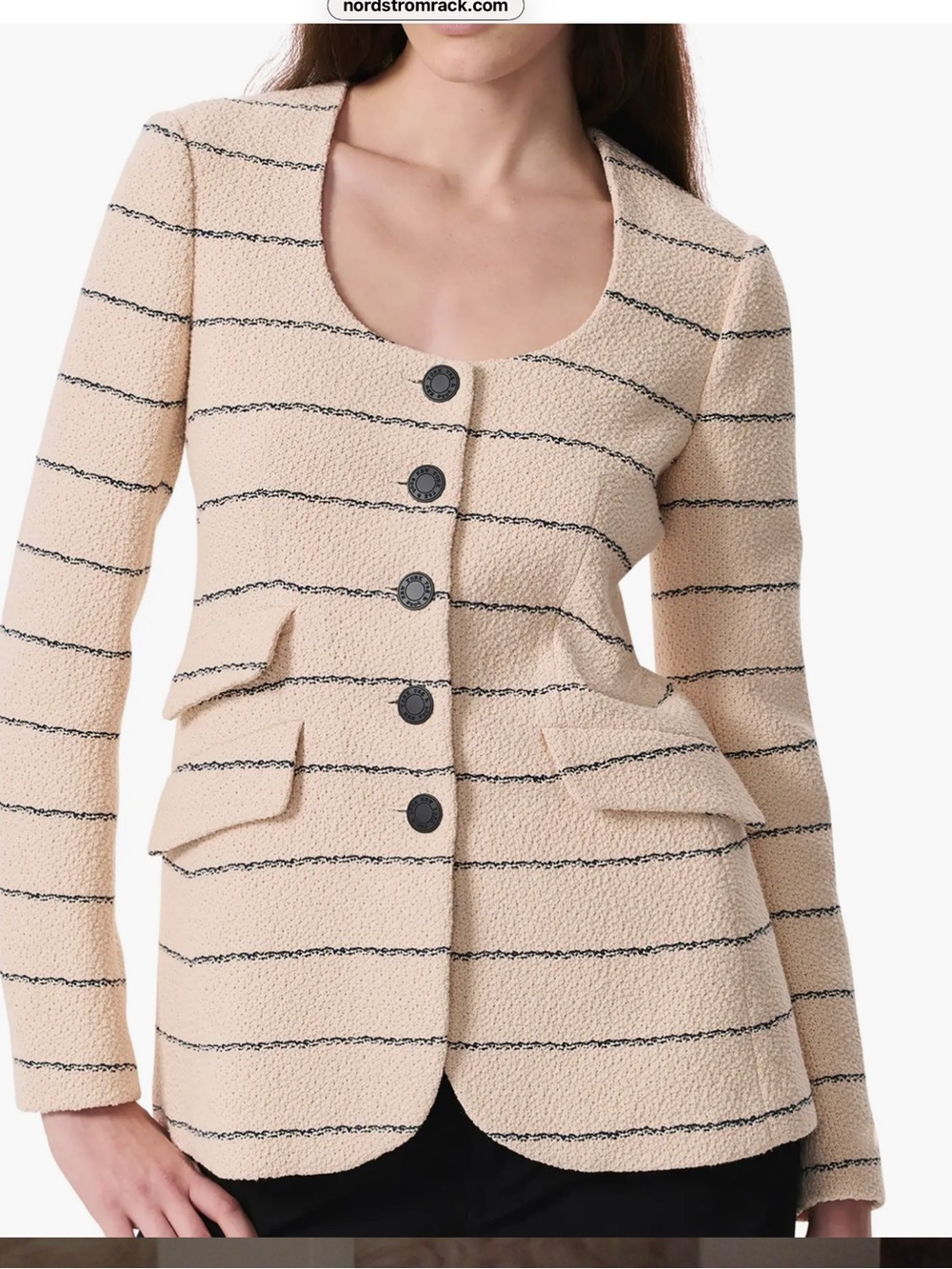 NWT rag & bone Roslyn Stripe Cotton Jacket